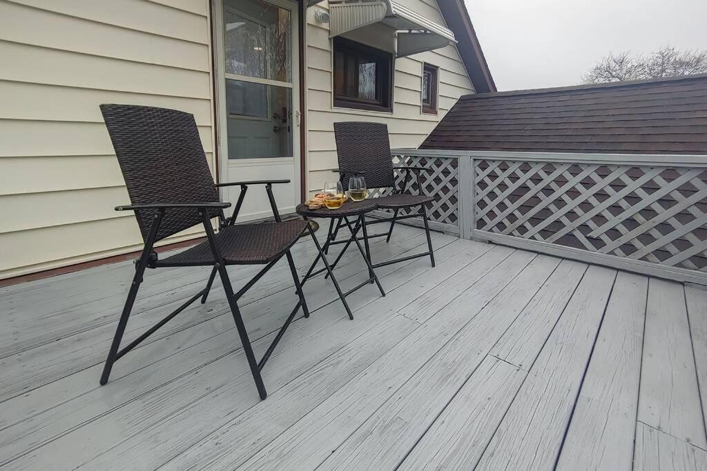Historic W/Deck, King Bed & Air By Lake Michigan Manistee Exteriér fotografie